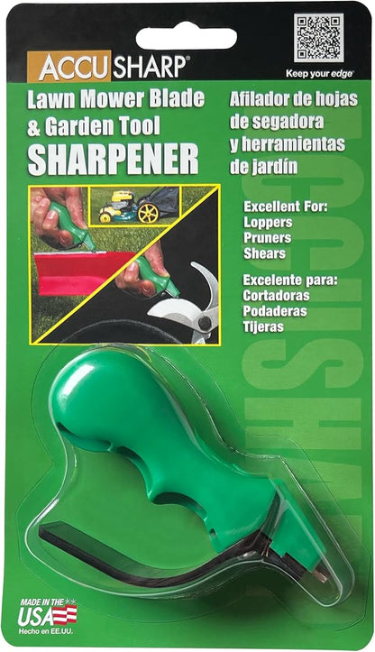 AccuSharp Large Garden Tools and Lawn Mower Blades Sharpener, Ideal for Loopers, Pruners and Shears, Safe, Easy-to-Use, Made in the USA - Image 4