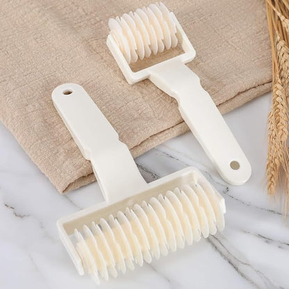 Lamoutor 2Pcs Lattice Roller Cutter Pastry Cutter Roller DIY Baking Tool for Dought Cookie Pie Pizza Bread Pastry - Image 3