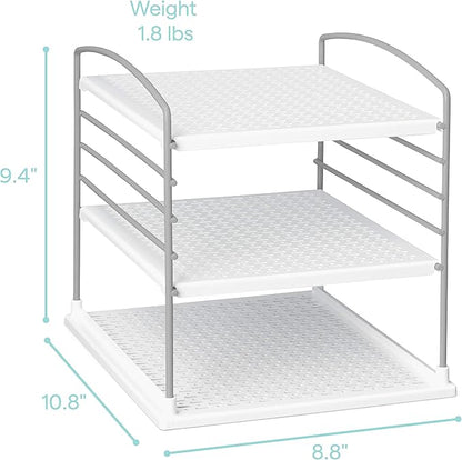 YouCopia UpSpace Adjustable Box Organizer for Foil Wrap and Kitchen Cabinet Storage, Original, White - Image 3