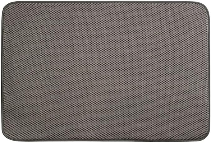 iDesign Kitchen Drying Mat – iDry Collection – Mocha/Ivory