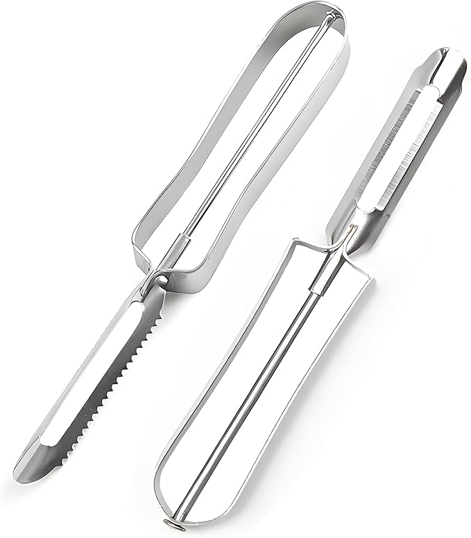Potato Peelers for Kitchen, 2 Pcs, Just Like Mom's old steel Peeler by SoKalChw