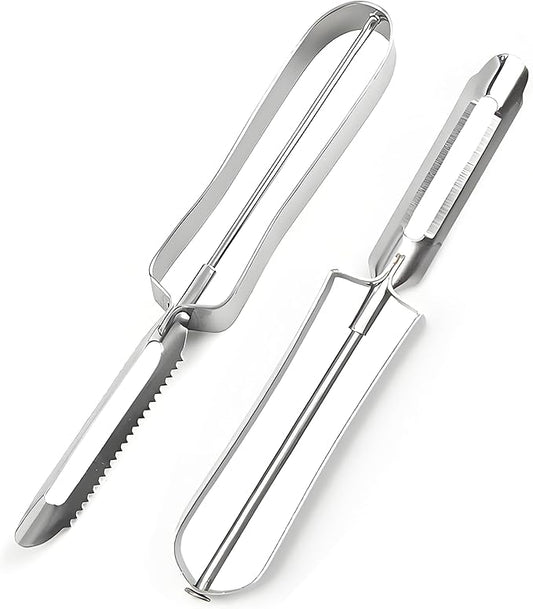 Potato Peelers for Kitchen, 2 Pcs, Just Like Mom's old steel Peeler by SoKalChw