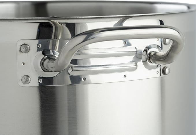 Winware Stainless Steel 24 Quart Stock Pot with Cover,Silver - Image 3