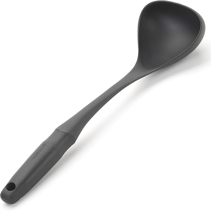 GoodCook Touch Serving and Cooking Nylon Ladle, Black - Image 2