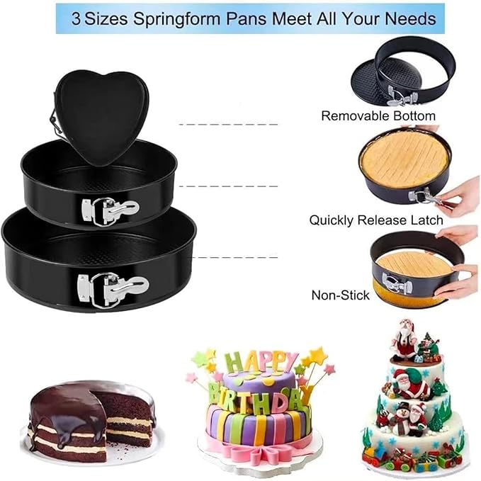 530Pcs Cake Decorating Kit Baking Supplies Cake Turntable Baking Accessories Tools for Beginners and Pros - Image 2