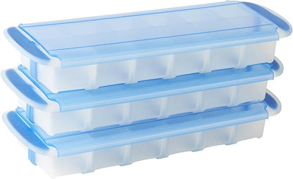 GoodCook Touch Prep and Freeze Ice Tray, 2-oz. Cubes, Stackable with Slide-off Cover - Image 7