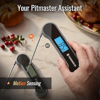 0.5 Sec Instant Read Meat Thermometer Digital with ±0.5℉ Precision, Food Thermometer for Cooking Kitchen Gadgets, Oven Grill Candy BBQ Essentials Accessories, Gifts for Him Dad Men Birthday, Grey - Image 5