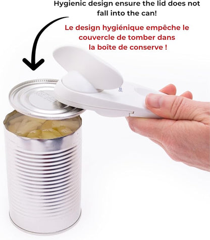 Starfrit Little Beaver Can Opener - Safe - Holds and Leaves No Sharp Edges on Lid - Comfort Grip - 3 year warranty - Red - Image 5