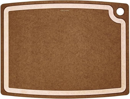 Epicurean Gourmet Series Cutting Board with Juice Groove, 19.5-Inch by 15-Inch, Nutmeg/Natural by Epicurean
