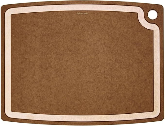 Epicurean Gourmet Series Cutting Board with Juice Groove, 19.5-Inch by 15-Inch, Nutmeg/Natural by Epicurean