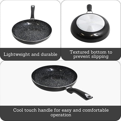 IMUSA 10” Bistro Ceramic Nonstick Fry Pan with Bakelite Handle - Image 2