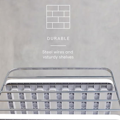 YouCopia UpSpace Cabinet Box Organizer, Adjustable Kitchen Pantry Shelf for Plastic Wrap and Foil Storage, Large Premium Edition - Image 3