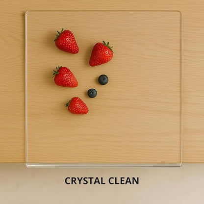 Acrylic Cutting Board with Counter Lip, Clear Cutting Boards for Countertop Protector, Non-Slip Dough Mat for Kitchen Counter, Aesthetic Kitchen Decor Gadgets House Warming Gifts New Home(20"x16") - Image 8