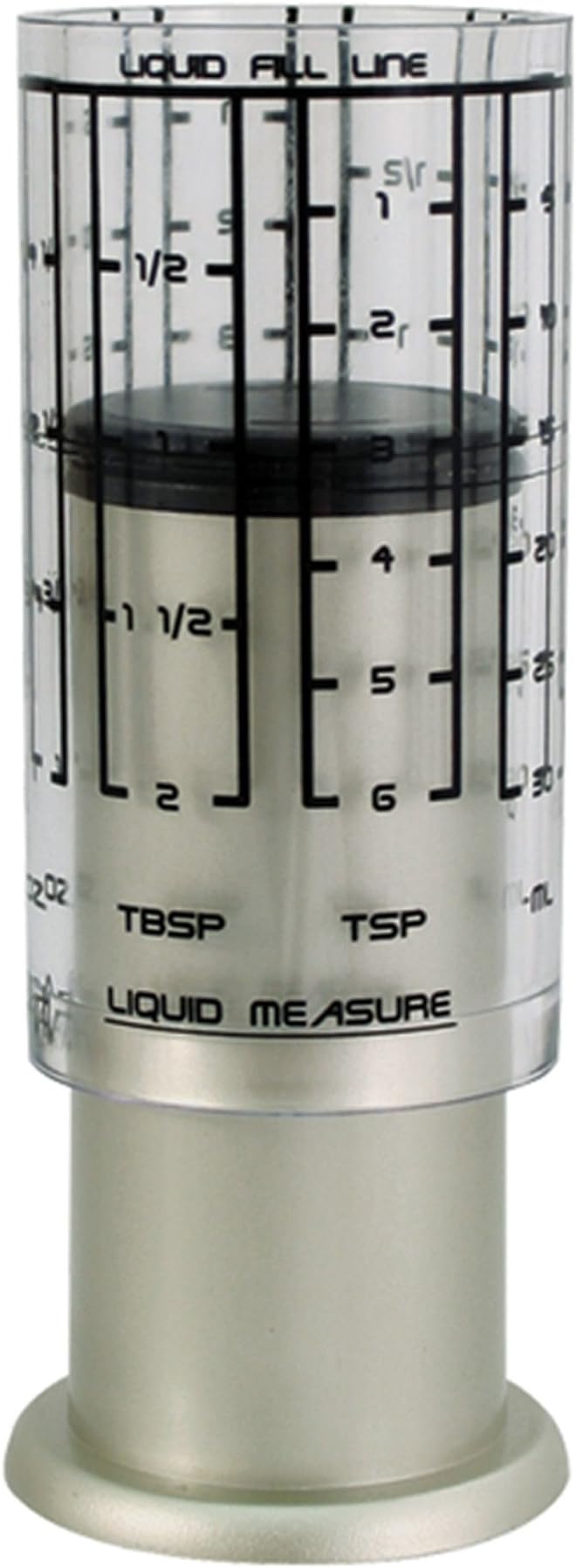 KitchenArt Professional Series 2 Cup Adjust-A-Cup, Champagne Satin, Adjustable, 1/8 to 2-Cup by KitchenArt