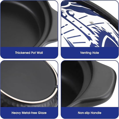 Heavy Duty Claypot - Replaces both a dutch oven and stock pot (2.2 Quart)
