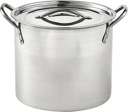 IMUSA Stainless Steel Stock Pot with Lid, 20 Quart, Silver by VisitIMUSA