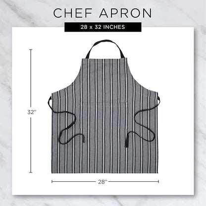 DII unisex Chef Style Cotton Apron