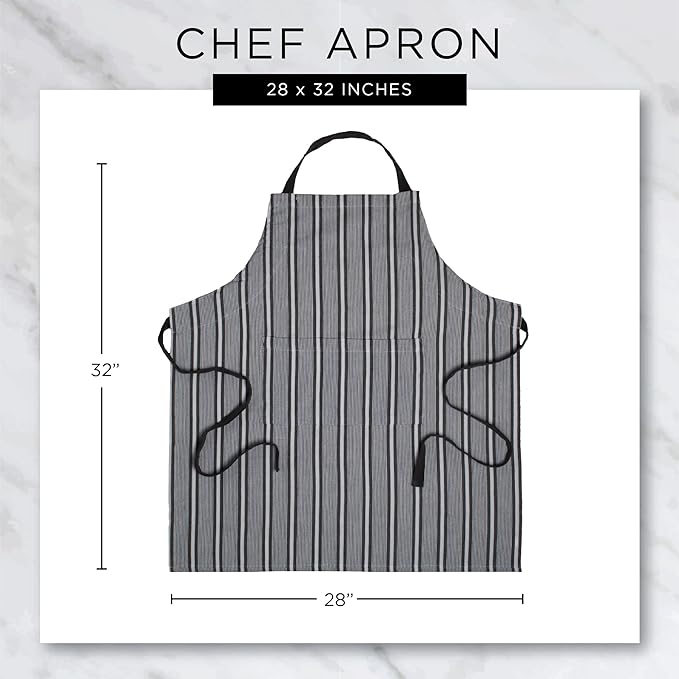 DII unisex Chef Style Cotton Apron