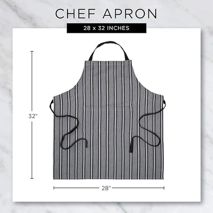 DII unisex Chef Style Cotton Apron