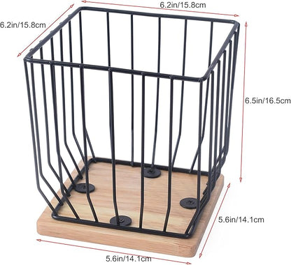 BYTEAIDREX Extra-Large Coffee Pod Holder,K Cup Holders for Counter Small Space,K Cup Storage,Coffee Pod Basket,Coffee Station Organizer, Bar Accessories. - Image 3
