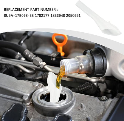 2PCS Capless Gas Tank Funnel Replacement OEM#8U5A-17B068-EB 1782177 1833948 2050651,Practical Funnels for Automotive Use Compatible with Ford,Fuel Funnel & Gas Funnels for Cars