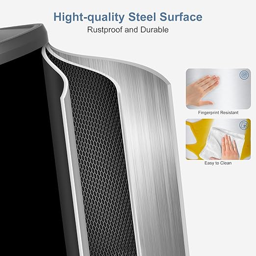 21 Gallon Kitchen Trash Can (80 L), Stainless Steel Garbage Can with Soft-Close Lid & Foot Pedal, Large Step-on Waste Bins Trash for Home Office - Image 7