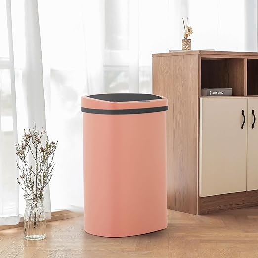 FDW Garbage Can 13 Gallon 50 Liter Kitchen Trash Can for Bathroom Bedroom Home Office Automatic Touch Free High-Capacity with Lid Waste Bin - Image 6