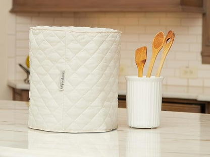 Covermates Keepsakes Mixer Cover Dust Protection - Stain Resistant - Washable Appliance Cover, Cream