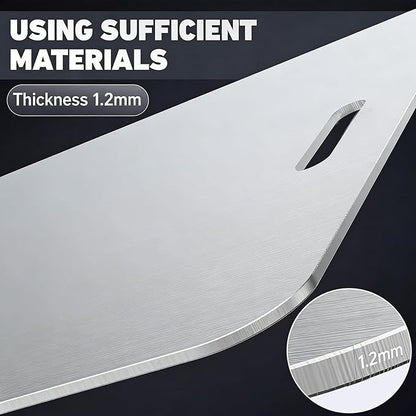 304 Stainless Steel Cutting Board for Kitchen, Non Toxic Cutting Boards Set, Dishwasher Safe and Knife Friendly Chopping Board for Meat Vegetable Fruit(15"x 11",13"x 9",10"x 6")