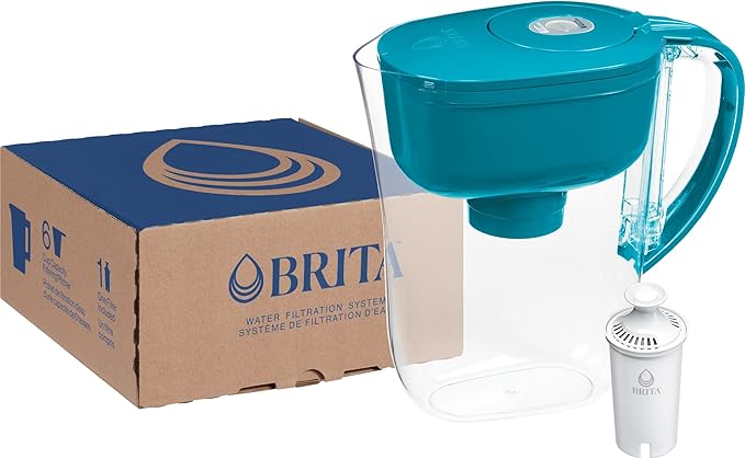 Brita Metro Water Filter Pitcher with SmartLight Change Indicator, BPA-Free, Replaces 1,800 Plastic Water Bottles a Year, Lasts Two Months, Includes 1 Filter, Small - 6-Cup Capacity, Turquoise - Image 16