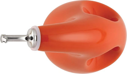 Rachael Ray Solid Glaze Ceramics EVOO Olive Oil Bottle Dispenser with Spout - 1 Piece, Orange - Image 4