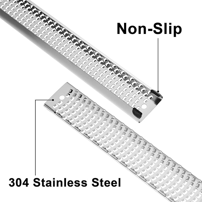 8-Inch Lemon Zester & Cheese Grater 18/8 Stainless Steel Citrus Zester for Lemon, Lime, Parmesan, Garlic & Ginger 8’’ Long Razor Sharp Blade, Ergonomic Non‑Slip Handle with Protective Cover, Green