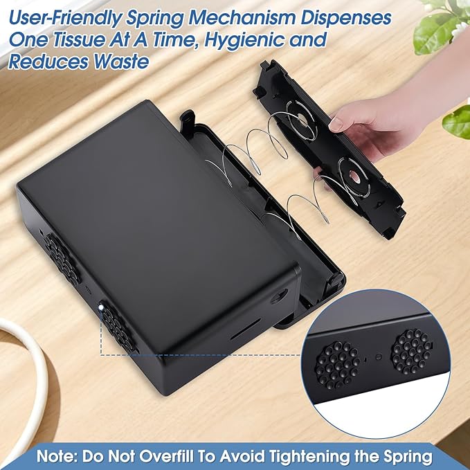 Countertop Paper Towel Dispenser, Large Capacity, Non-Slip Base, Compatible with Multifold, C-Fold & Z-Fold Towels, Ideal for Bathroom, Kitchen, Commercial & Office Use, Durable ABS Construction