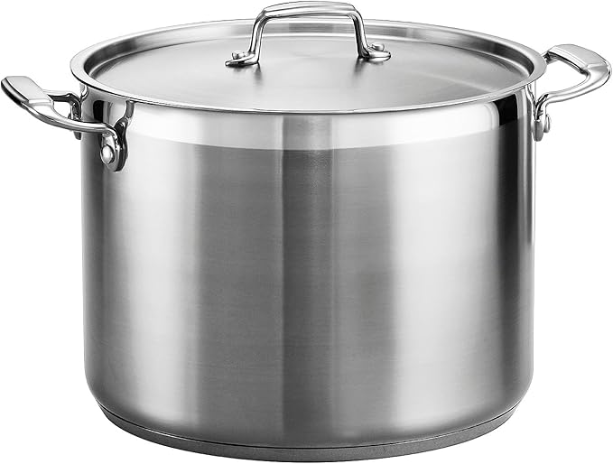 Tramontina Gourmet Stainless Steel 16-Quart Stock Pot with Lid by Tramontina