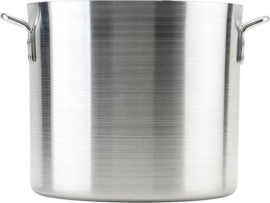 Winco Heavy-Duty Aluminum Stock Pot, 4mm, 24 Quart by Winware