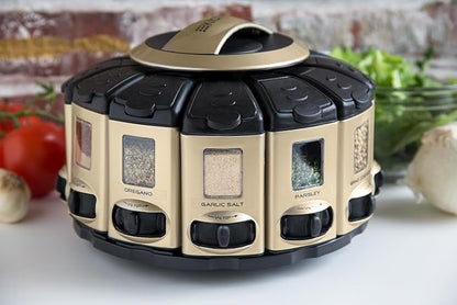 KitchenArt 57010 Select-A-Spice Auto-Measure Carousel Professional Series, Satin - Image 5