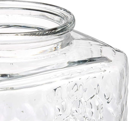 2.5 Gallon Glass Beverage Dispenser with Stainless Steel Spigot, Metal Stand, and Drip Tray – Mason Jar Style Drink Dispenser for Parties, Iced Tea, Water, Lemonade, and More - Image 10