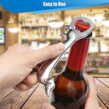 Dachshund Dog Bottle Opener Beer Opener, Dachshund Gifts Sausage Dog Gifts Funny Novelty Cute Wiener Dog Doxie Gifts, Silver