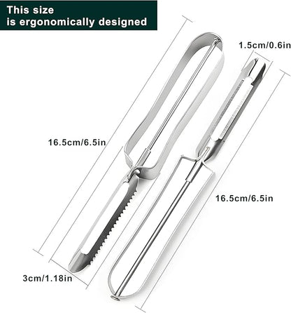Potato Peelers for Kitchen, 2 Pcs, Just Like Mom's old steel Peeler - Image 7