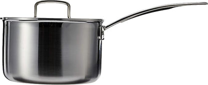 Cuisinart MCP193-18N Multiclad Pro Triple Ply Stainless 3-Quart Skillet, Saucepan w/Cover - Image 4