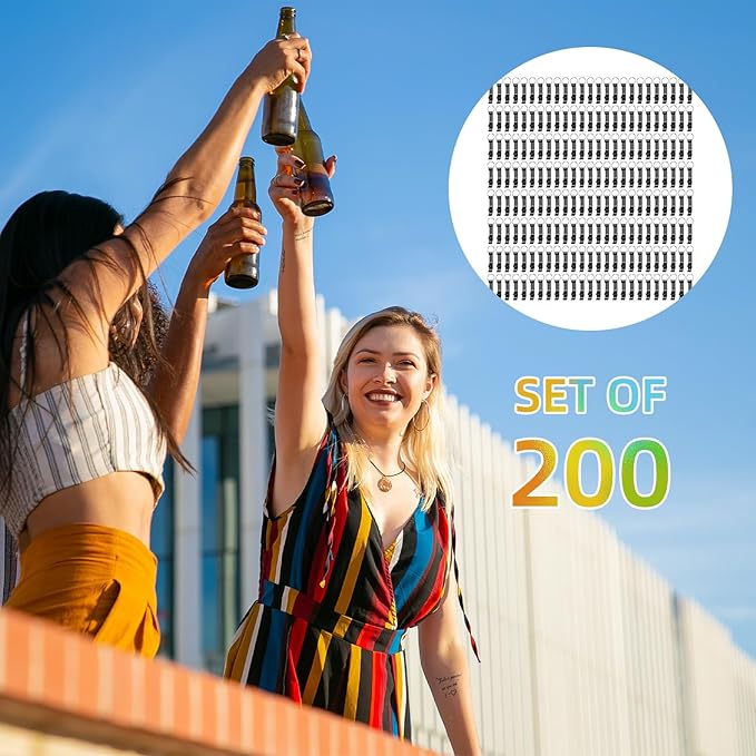 200 Pack Metal Bottle Opener, Black, 200Pcs - Image 7