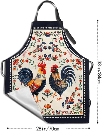 Funny Apron Polyester Grooming Aprons with Pocket for Cooking Kitchen Grilling Adults