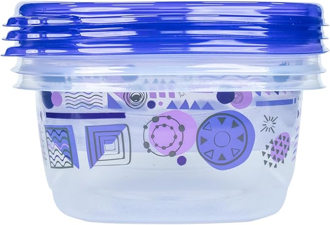 Glad GladWare MatchWare Food Storage Containers with Lids, BPA Free Reusable Plastic 20 Piece Variety Pack for Lunches, Meal Prep, and Leftovers, Leak Resistant, Microwave and Dishwasher Safe - Image 4