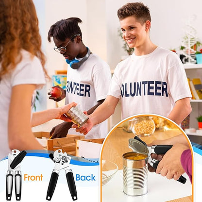 Gisafai 20 Pcs Manual Can Opener with Sharp Blade Smooth Edge Multifunctional Kitchen Gadget Handheld Openers Oversized Handheld Knob Can and Bottle Animals - Image 5