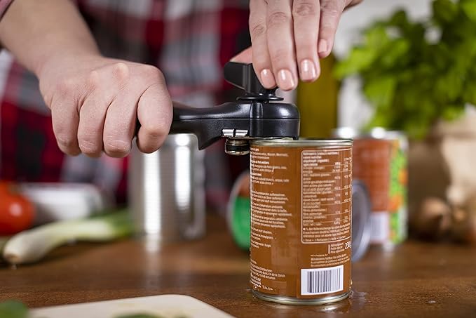 Kuhn Rikon Auto Safety LidLifter/Can Opener with Ring-Pull, 8 x 2.5 x 2.75 inches, Red - Image 6