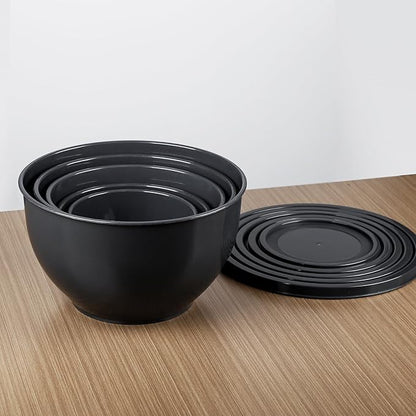 Greentainer Plastic Mixing Bowls with Lids Set for Kitchen, 5 Set Nesting Bowls for Mixing, Baking, Prepping, Cooking and Serving Food, Mixing Bowls Dishwasher, Microwave Safe - Image 9