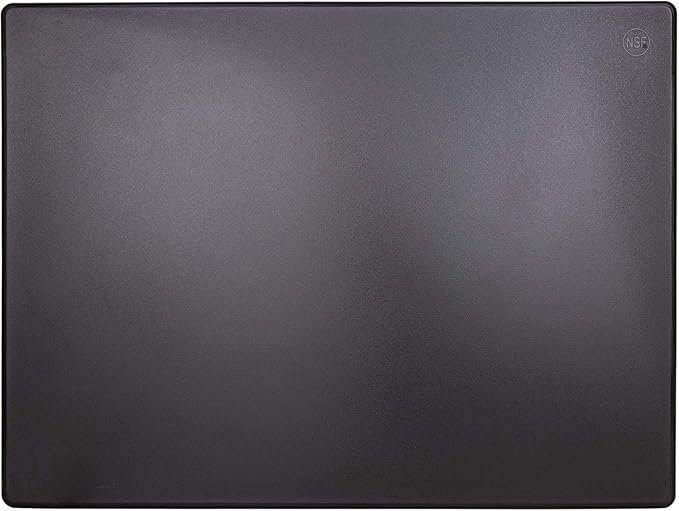 Thirteen Chefs Large 18 x 12 Black Plastic Cutting Board - 1/2" Thick HDPE for Restaurants and Professional Kitchens, NSF - Image 9