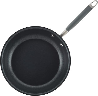 Anolon Advanced Home Hard-Anodized Nonstick Skillets (2 Piece Set- 10.25-Inch & 12.75-Inch, Moonstone) - Image 9