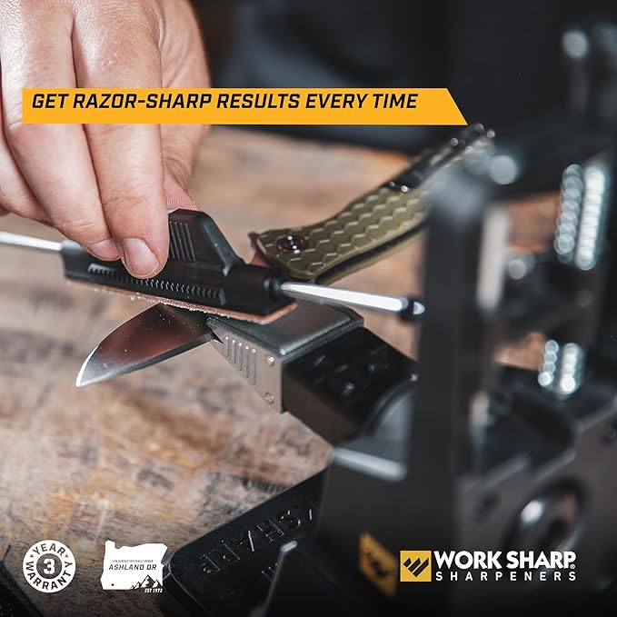 Work Sharp Precision Adjust Elite Knife Sharpener - Adjustable Knife Sharpening System - For Hunting, Serrated & Kitchen Knives - Image 3