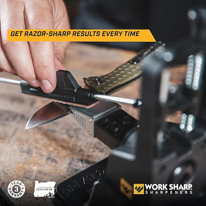 Work Sharp Precision Adjust Elite Knife Sharpener - Adjustable Knife Sharpening System - For Hunting, Serrated & Kitchen Knives - Image 3